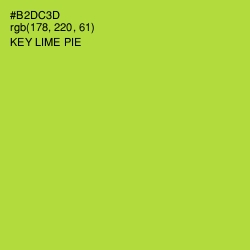 #B2DC3D - Key Lime Pie Color Image